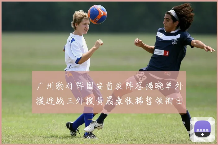 广州豹对阵国安首发阵容揭晓单外援迎战三外援黄晟豪张稀哲领衔出战